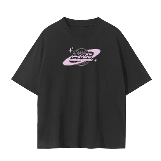 Drop Shoulder Seamless Cyber Ethereal T-Shirt - 230 GSM